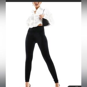 Spanx velvet Black Leggings